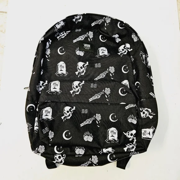 Vans x Santa Cruz Old Skool III Skulls Black Backpack Santa Cruz Wave Dot Backpack Black/Gold – Skateworks main image 4